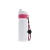 Sportflasche mit Rand und Kordel 750ml wit / roze