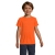 SPORTY kinder t-shirt 140g neon oranje