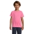 SPORTY kinder t-shirt 140g neon roze 2