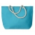 Strandtasche mit Kordelgriff turquoise