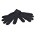 Strickhandschuhe Retrolook mit Label zwart