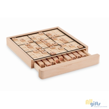 Bild des Werbegeschenks:Sudoku-Brettspiel Holz
