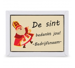 Tablet met opdruk 13 x 9 cm SINT bedrucken