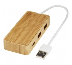 Tapas USB-Hub aus Bambus bedrucken