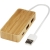 Tapas USB-Hub aus Bambus naturel