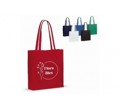 Tasche aus recycelter Baumwolle 140g/m² 38x10x42cm bedrucken