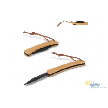 Bild des Werbegeschenks:Taschenmesser aus Bambus