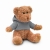 Teddybär mit Hoody  grijs