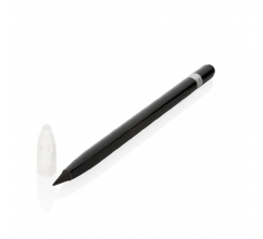 Tintenloser Stift aus Aluminium mit Radiergummi bedrucken