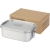 Titan Lunchbox aus recyceltem Edelstahl zilver
