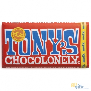 Bild des Werbegeschenks:Tony's Chocolonely Melk chocoladereep, 180 gram