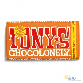 Bild des Werbegeschenks:Tony's Chocolonely Melk-Karamel Zeezout, 180 gram
