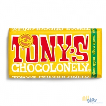 Bild des Werbegeschenks:Tony's Chocolonely Melk-Nougat reep, 180 gram