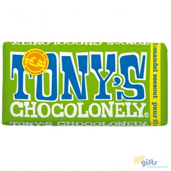 Bild des Werbegeschenks:Tony's Chocolonely Puur-Amandel-Zeezout 180 gram