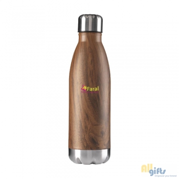 Bild des Werbegeschenks:Topflask Wood 500 ml Trinkflasche