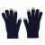 Touchscreen-Handschuhe blauw