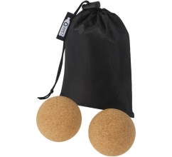 Trikona Kork Yoga Ball 2er Set bedrucken