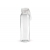 Trinkflasche 600ml transparant wit