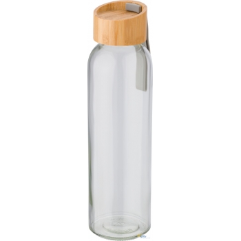 Bild des Werbegeschenks:Trinkflasche aus Glas (600 ml) Marc