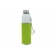Trinkflasche aus Glas mit Neoprenhülle 500ml transparant licht groen
