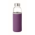 Trinkflasche Glas 500 ml violet