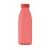 Trinkflasche RPET 500ml transparant rood