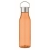 Trinkflasche RPET 600 ml transparant oranje