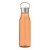 Trinkflasche RPET 600 ml transparant oranje