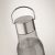 Trinkflasche RPET 600 ml transparant grijs