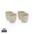 Ukiyo 4-tlg. Keramik-Trinkbecher-Set wit