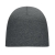 Unisex-Beanie Baumwolle steengrijs