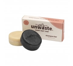 Unwaste Duopack Scrub & Shampoobar Koffieolie bedrucken