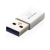 USB-A zu Type-C Adapter zilver