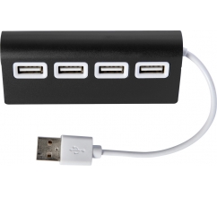 USB-Hub aus Aluminium Leo bedrucken