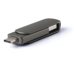 USB-Stick aus verzinkter Oberfläche Harlow bedrucken