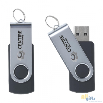 Bild des Werbegeschenks:USB Stick Twist aus Vorrat 4 GB