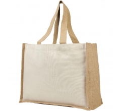 Varai 320 g/m Canvas und Jute Einkaufstasche 23L bedrucken