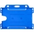 Vega Kartenhalter aus Kunststoff blauw