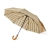 VINGA Bosler AWARE™ 21" faltbarer Schirm aus recyceltem PET Greige