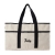 VINGA Volonne AWARE™ Strandtasche aus recyceltem Canvas gebroken wit