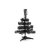 Weihnachtsbaum Pines zwart