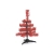 Weihnachtsbaum Pines rood