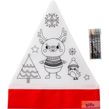 Bild des Werbegeschenks:Weihnachtsmütze aus Non-Woven (80 gr/m²) Maryse