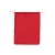 Wiederverwendbare Lebensmitteltasche OEKO-TEX® Baumwolle 25x30cm rood