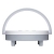 Wireless Lautsprecher inkl 15 Watt Wireless Charger mit Licht bourville grijs/wit