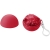 Xina Regenponcho in ballförmiger Hülle mit Schlüsselanhänger rood
