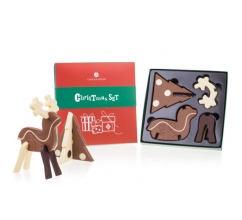 Xmas Set 3D - Chocolade kerstfiguurtjes Chocolade figuurtjes bedrucken