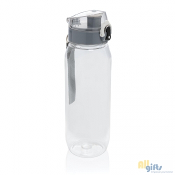 Bild des Werbegeschenks:Yide verschließbare Wasserflasche aus RCS rec. PET, 800ml