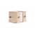 Zettelblock aus Holz, recycelt 10x10x8.5cm 