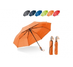 Zusammenfaltbarer 22” Regenschirm mit automatischer Öffnung bedrucken
